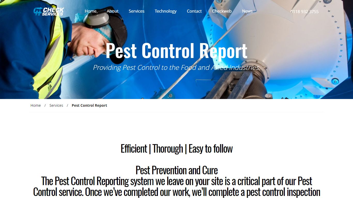 Pest Control Report - Check Services